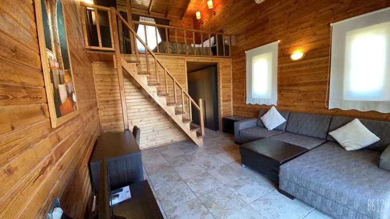 Club Sun Village Dubleks bungalov iki katlı yaşam alanı